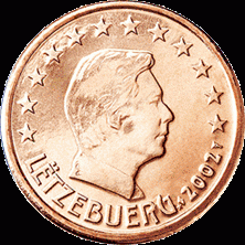 2 Cent UNC Luxemburg